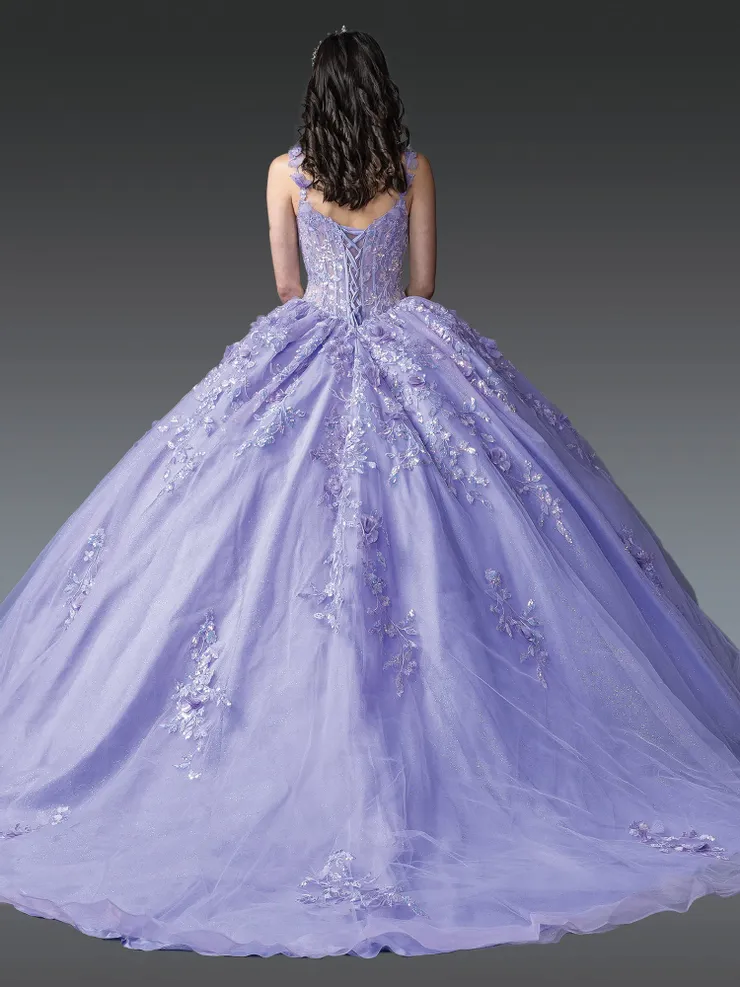 slim fit dress slacks Corset-Back Off-The-Shoulder Prom Ball Gown main image 1