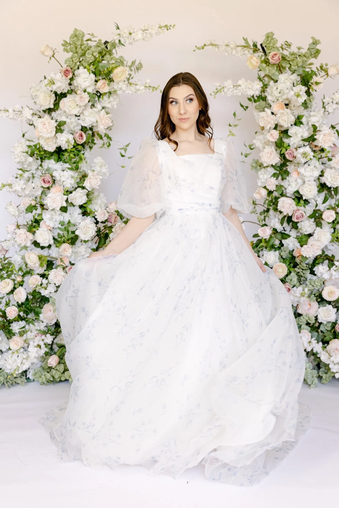 ★GANISONG★ Bridal Rosy Blossom Dress_white GANISONG-Bridal Rosy Blossom Dress_white│삼성물산 온라인몰