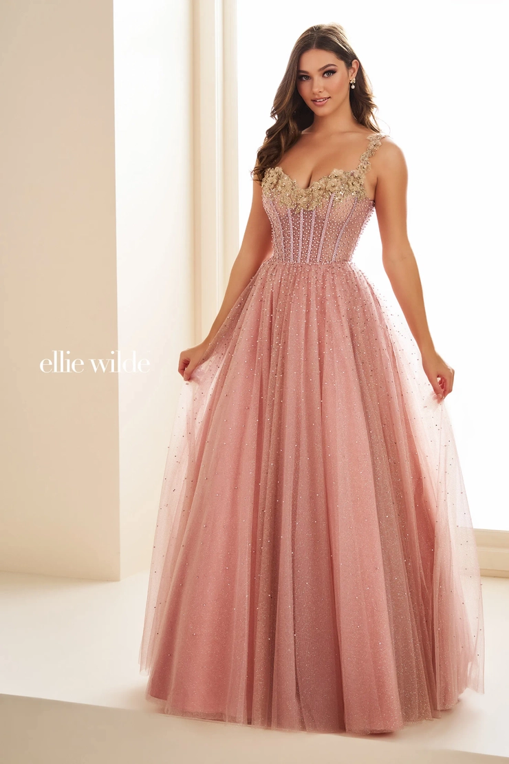 EW36071 #3 Dusty Rose/Gold frontface vertical picture