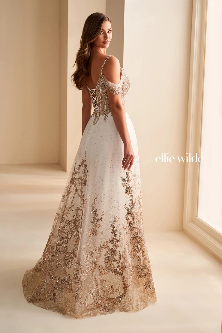 EW36220 #2 default Ivory/Gold backface vertical picture