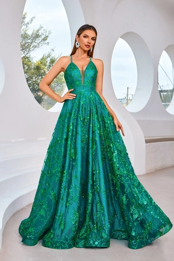 Jadore Evening Style #J25021 #3 frontface vertical thumbnail