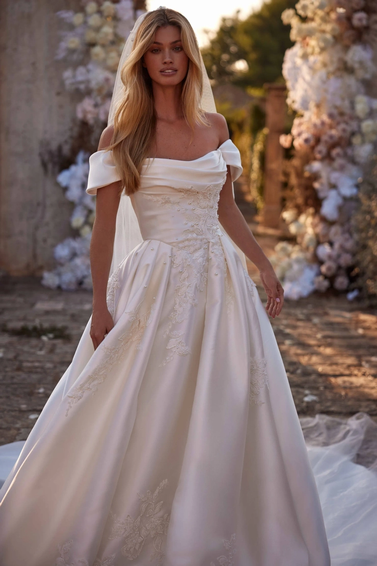 wedding dresses utah Coralie Maxi Gown in Sage Green main image 1