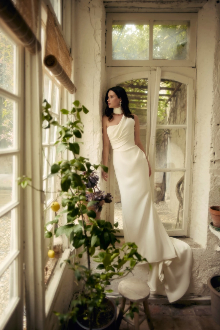 dearra engagement dress Adora Design 3174 Tiered A-Line Sequin Applique Formal Prom Gown main image 1