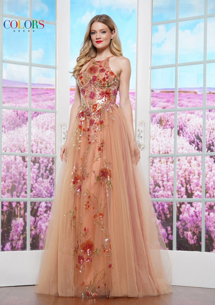 Colors Dress Style #3578 #1 frontface vertical picture