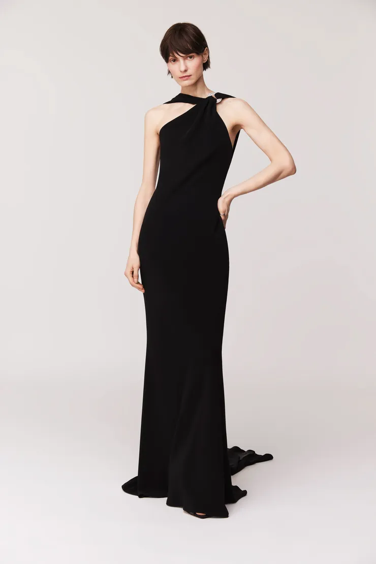 パーティードレス GANISONG Bridal Audrey Lady Dress Black Black Vintage Style Gothic Floral Wedding Dress, 3D Flower