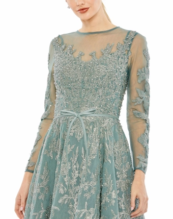 Mac Duggal Style 20337 #8 Jade frontface vertical cropped thumbnail