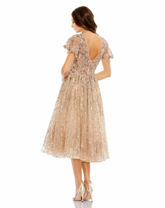 Mac Duggal Style #20392 #3 Taupe backface vertical thumbnail