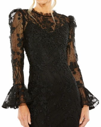 Mac Duggal Style 20431 #6 Black frontface vertical cropped thumbnail
