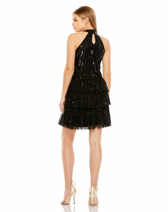 Mac Duggal Style 23012 #4 Black backface vertical thumbnail
