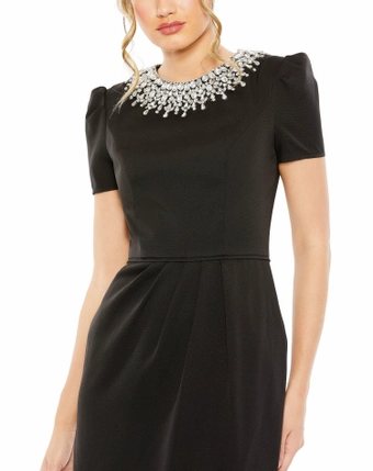Mac Duggal Style 49606 #10 Black frontface vertical cropped thumbnail