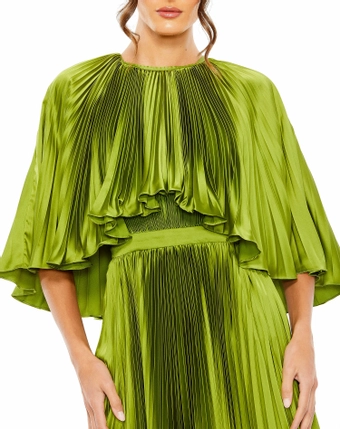 Mac Duggal Style 49638 #17 Apple Green frontface vertical cropped thumbnail