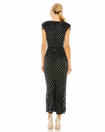 Mac Duggal Style 5776 #3 Black backface vertical thumbnail