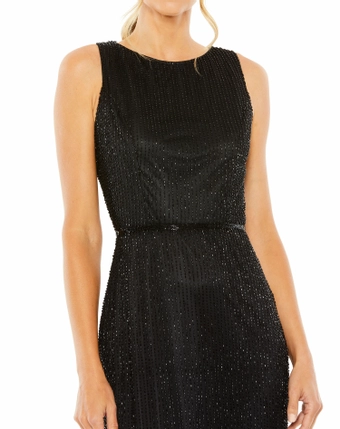 Mac Duggal Style #5796 #4 Black Multi frontface vertical cropped thumbnail