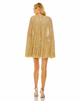 Mac Duggal Style 5931 #2 Gold backface vertical thumbnail