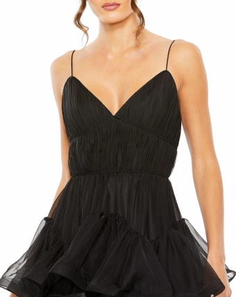 Mac Duggal Style 68411 #4 Black frontface vertical cropped thumbnail