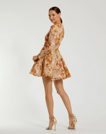 Mac Duggal #2 Nude Multi backface vertical thumbnail