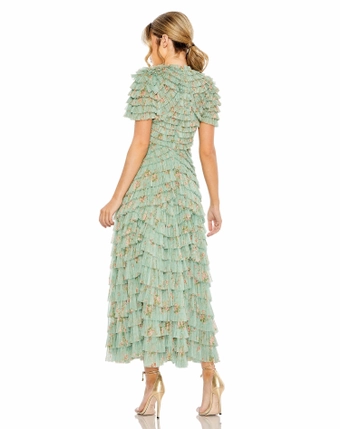 Mac Duggal Style 8014 #2 Sage Multi backface vertical thumbnail