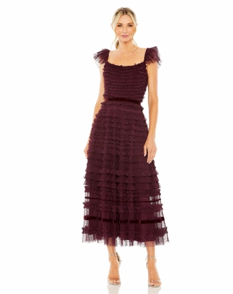Mac Duggal Style 8054 #1 Amethyst frontface vertical thumbnail