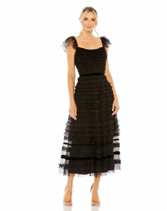 Mac Duggal Style 8054 #2 Black frontface vertical thumbnail