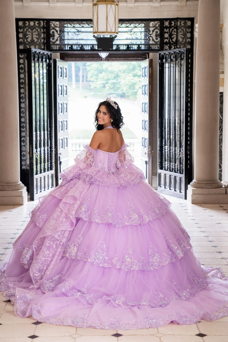 AmaBella Quinceanera Style #Q1022 #1 default Lilac backface vertical picture