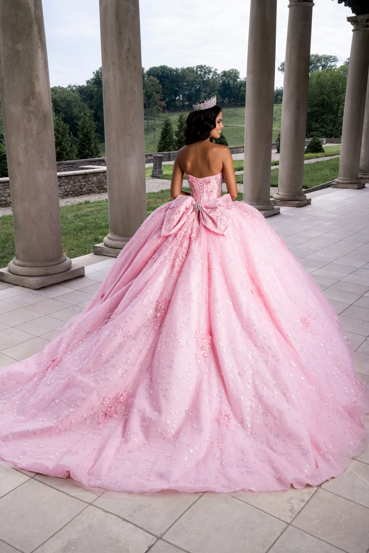 AmaBella Quinceanera Style #Q1029 #1 Pink backface vertical picture