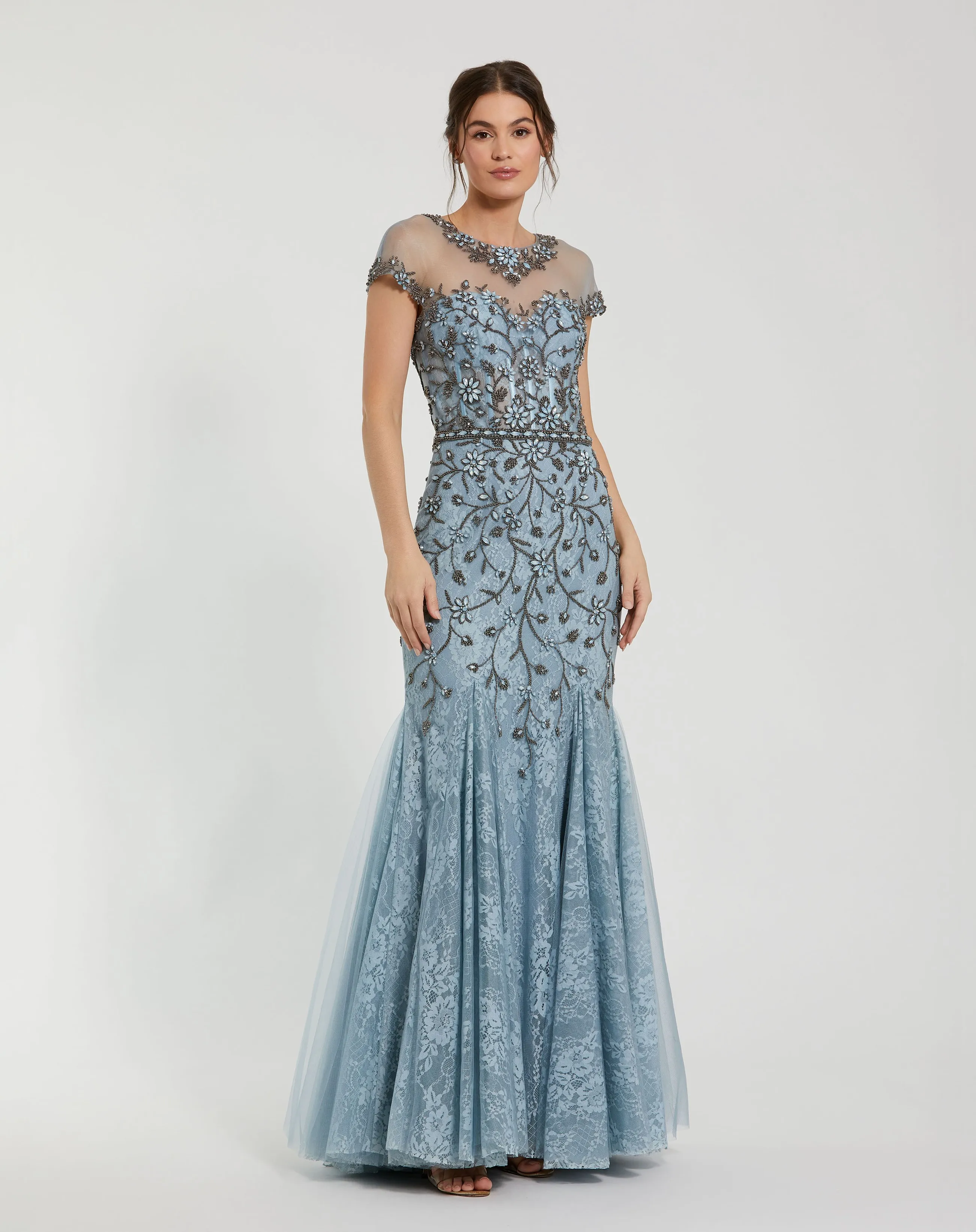 Mac Duggal Evening Fall 2024 Evening Dresses | New York Lace