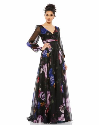 Mac Duggal 67872 #0 default Black Multi frontface vertical thumbnail