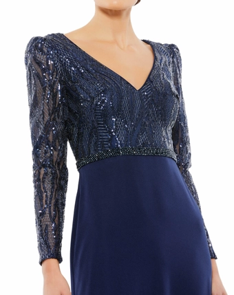 Mac Duggal 67887 #2 Midnight frontface vertical cropped thumbnail
