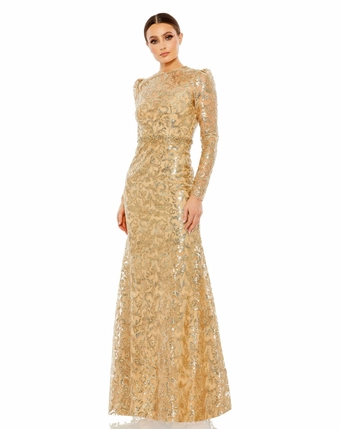 Mac Duggal 68011 #1 Gold frontface vertical thumbnail