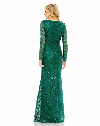 Mac Duggal 68016 #3 Emerald backface vertical thumbnail