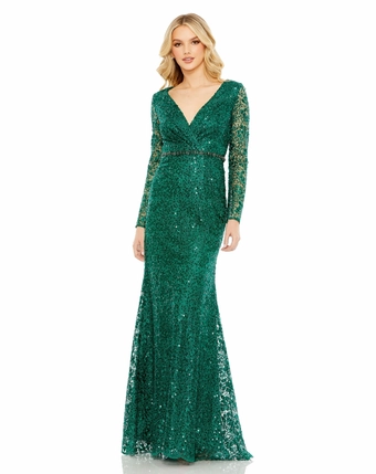 Mac Duggal 68016 #1 Emerald frontface vertical thumbnail