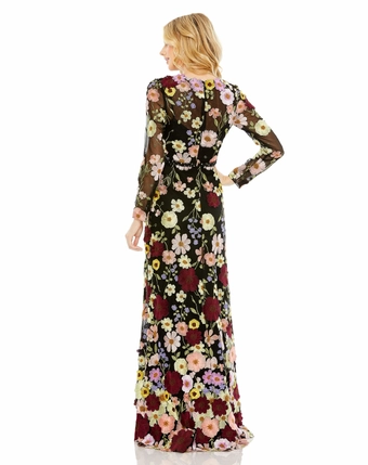 Mac Duggal 68201 #1 default Black Multi backface vertical thumbnail