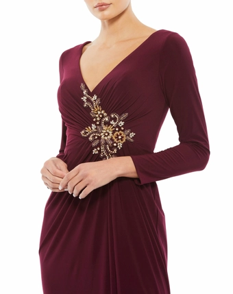 Mac Duggal 68736 #2 Berry frontface vertical cropped thumbnail