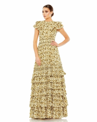 Mac Duggal Style: 70114 #0 default Taupe Multi frontface vertical thumbnail