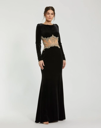 Mac Duggal 79445 #0 default Black frontface vertical thumbnail