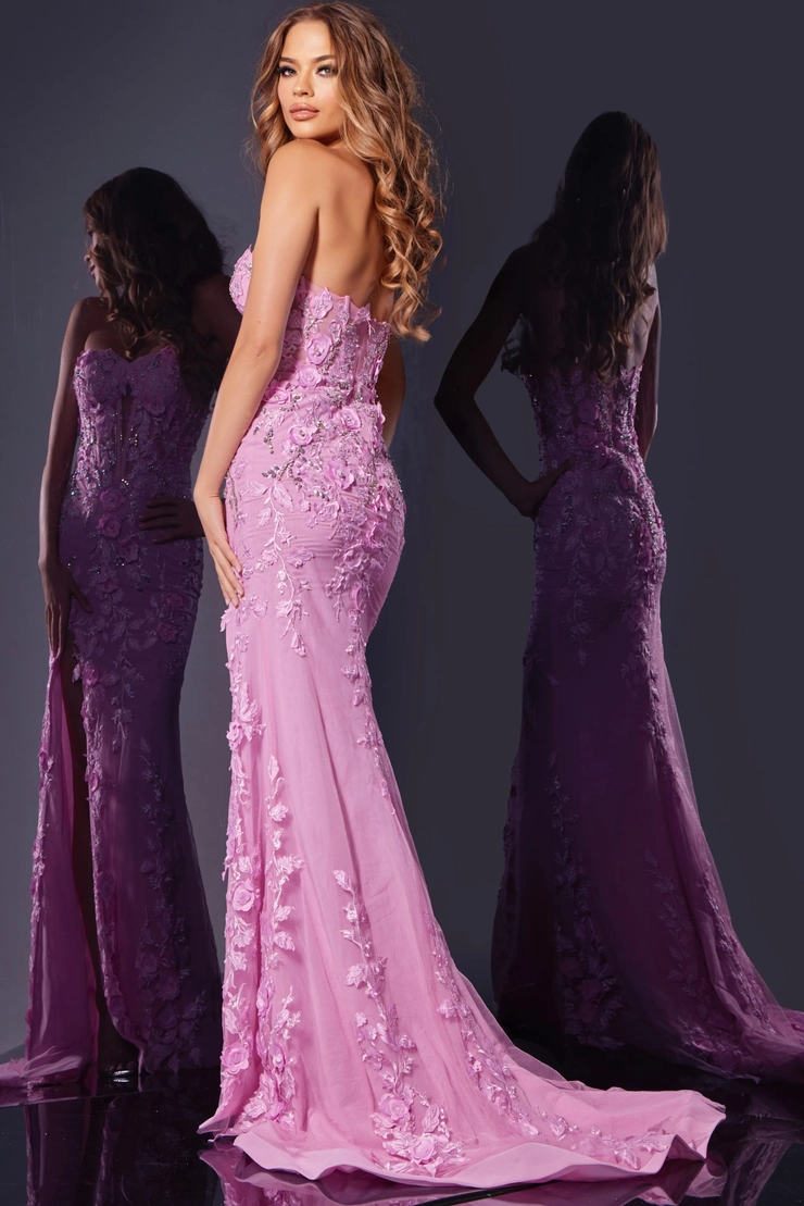 Jovani Style #D5107 #1 default Lilac backface vertical picture