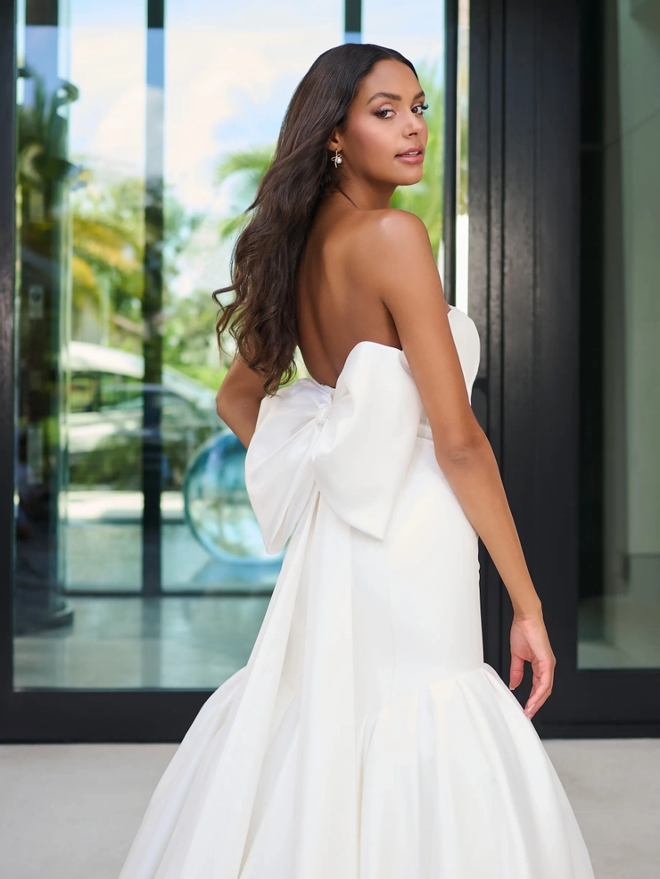 Adrianna Papell Platinum Style #31318 #3 backface vertical cropped picture