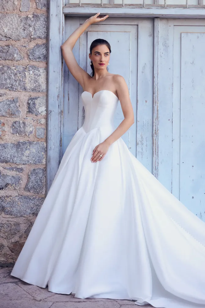 Timeless Wedding Dress with Strapless Neckline | Sophia Tolli Elli Y3182A