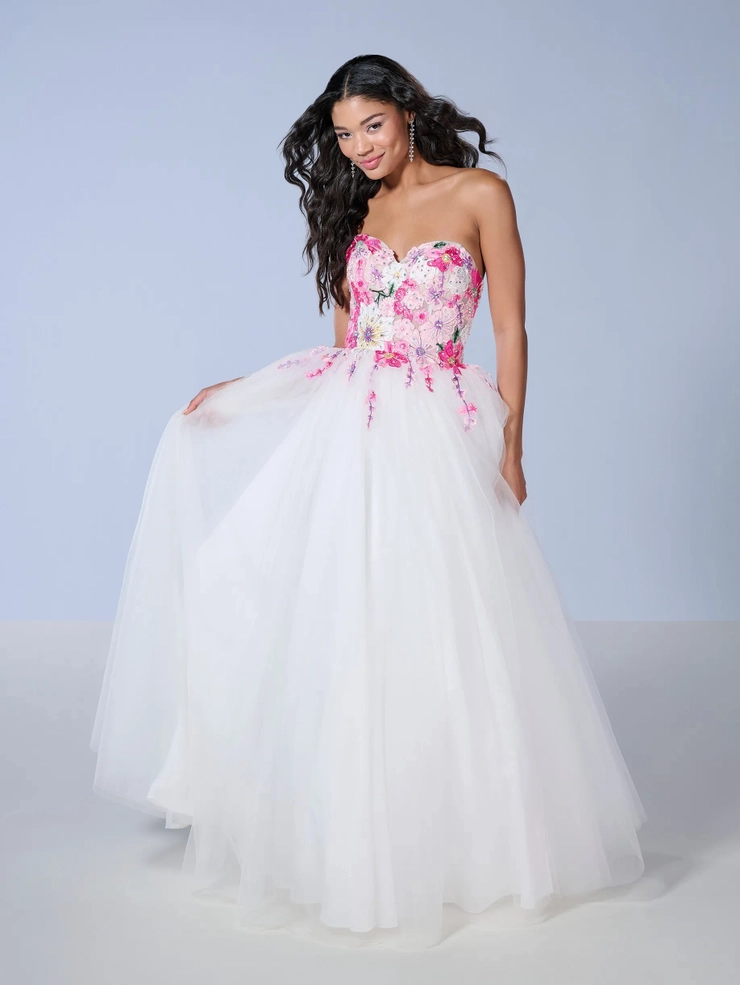Tiffany Designs Style #16142 #1 White Multi frontface vertical picture