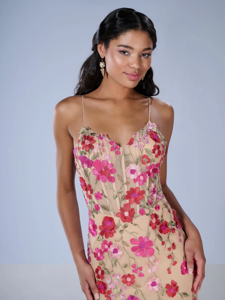 Tiffany Designs Style #16148 #2 Nude Floral frontface vertical cropped picture