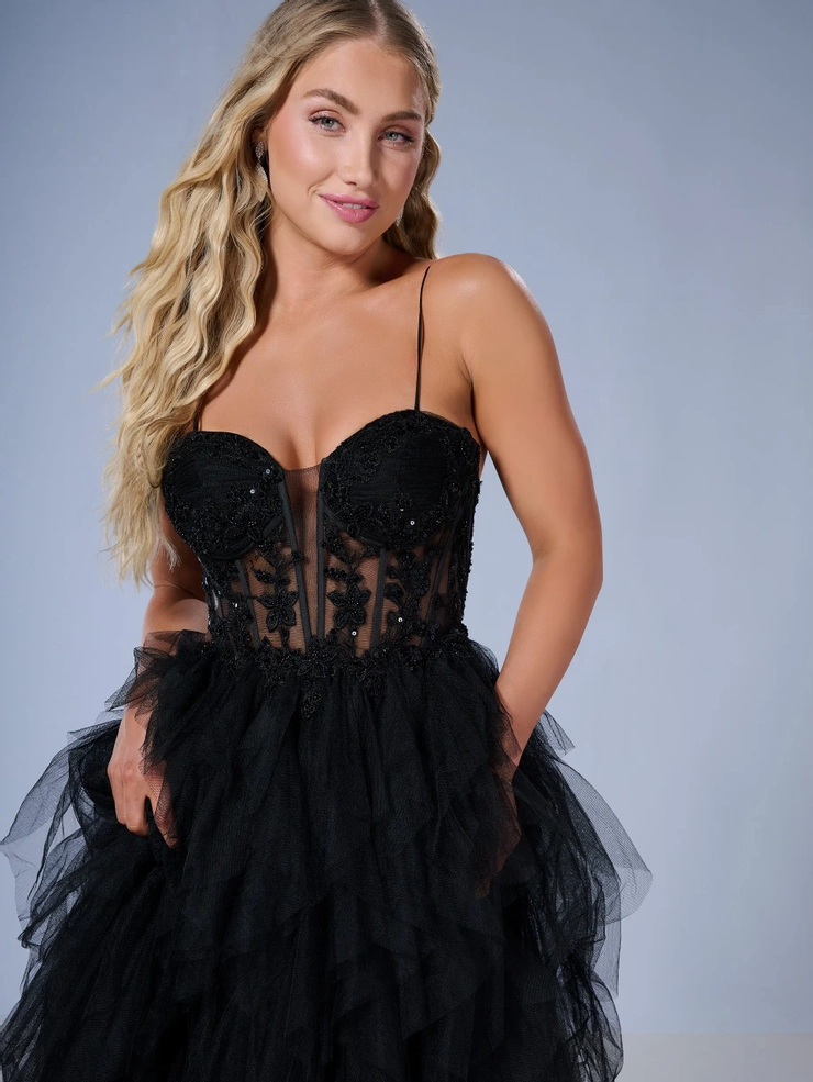 Tiffany Designs Style #16149 #6 Black frontface vertical cropped picture