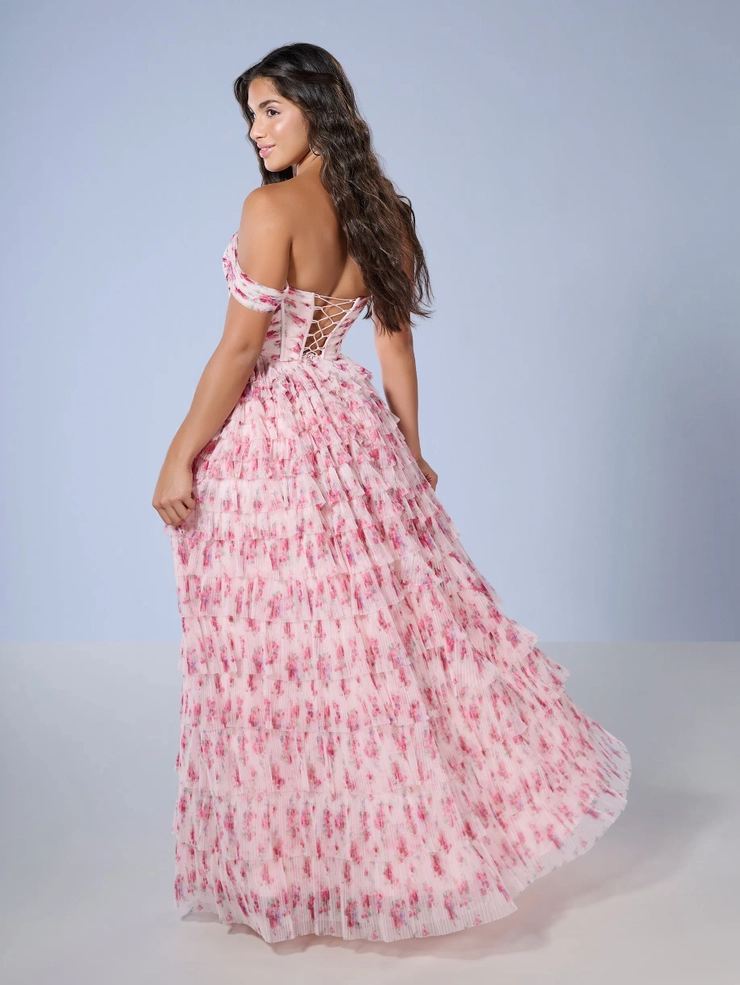 Tiffany Designs Style #16153 #1 default Blush Floral backface vertical picture