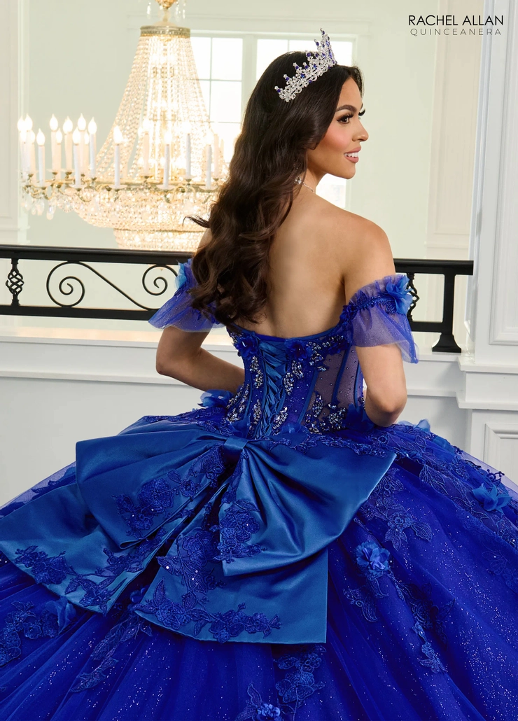 La Reina by Rachel Allan Style #RQ2220 #7 Royal backface vertical cropped picture
