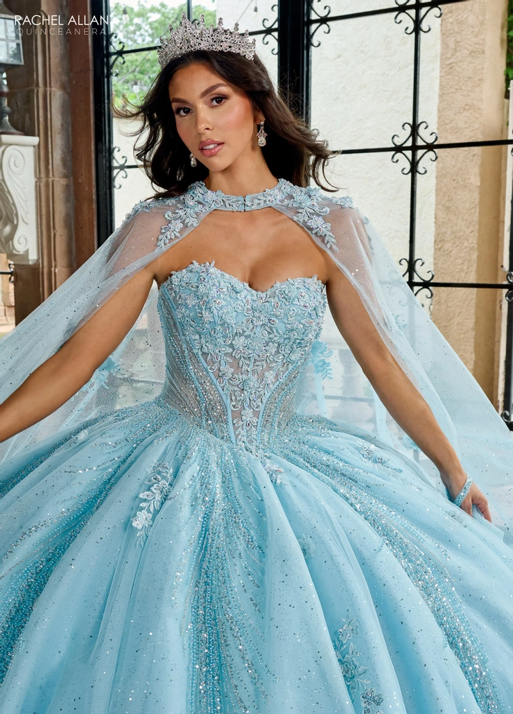 Carmina by Rachel Allan Style #RQ1162 #12 Light Blue frontface vertical cropped picture