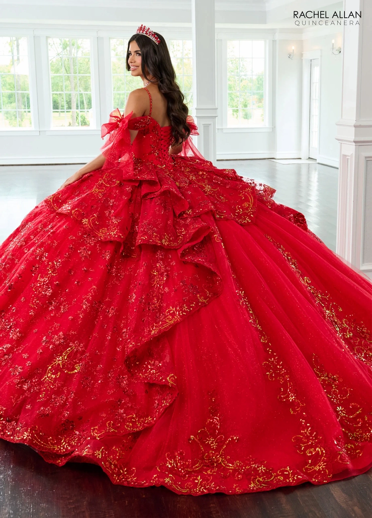 Alta Couture by Rachel Allan Style #RQ3147 #1 Red backface vertical picture