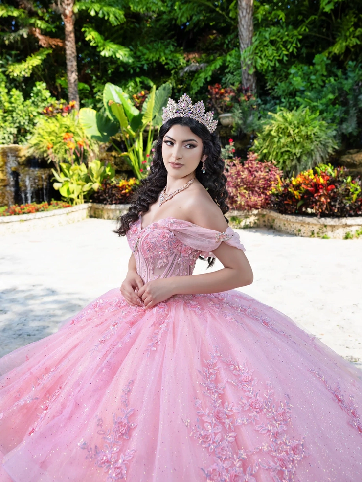 LizLúo Quince Style #26107 #7 Pink/Champagne frontface vertical cropped picture