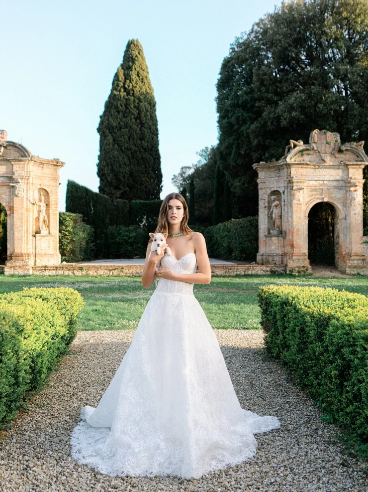 wedding dress designer monique lhuillier Fall 2025 Bridal Lookbook  Monique Lhuillier