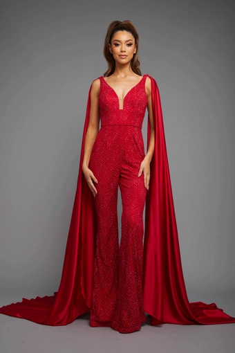 Vienna Prom Style #V-8719 #1 frontface vertical thumbnail