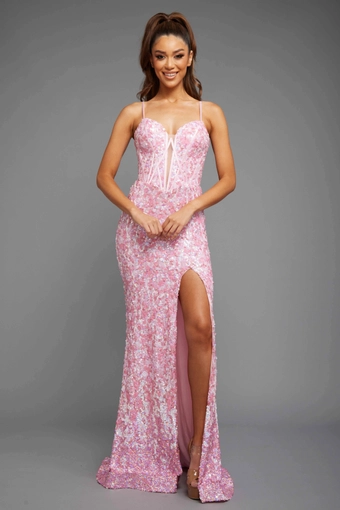 Vienna Prom Style #V-8887 #3 frontface vertical thumbnail