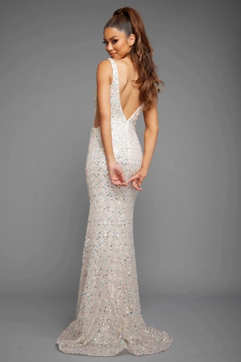 Vienna Prom Style #V-8889 #7 backface vertical thumbnail